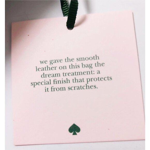 Kate Spade Womens Pink Leather Panda Bear Chain Fold Over Crossbody Handbag New - Picture 9 of 14